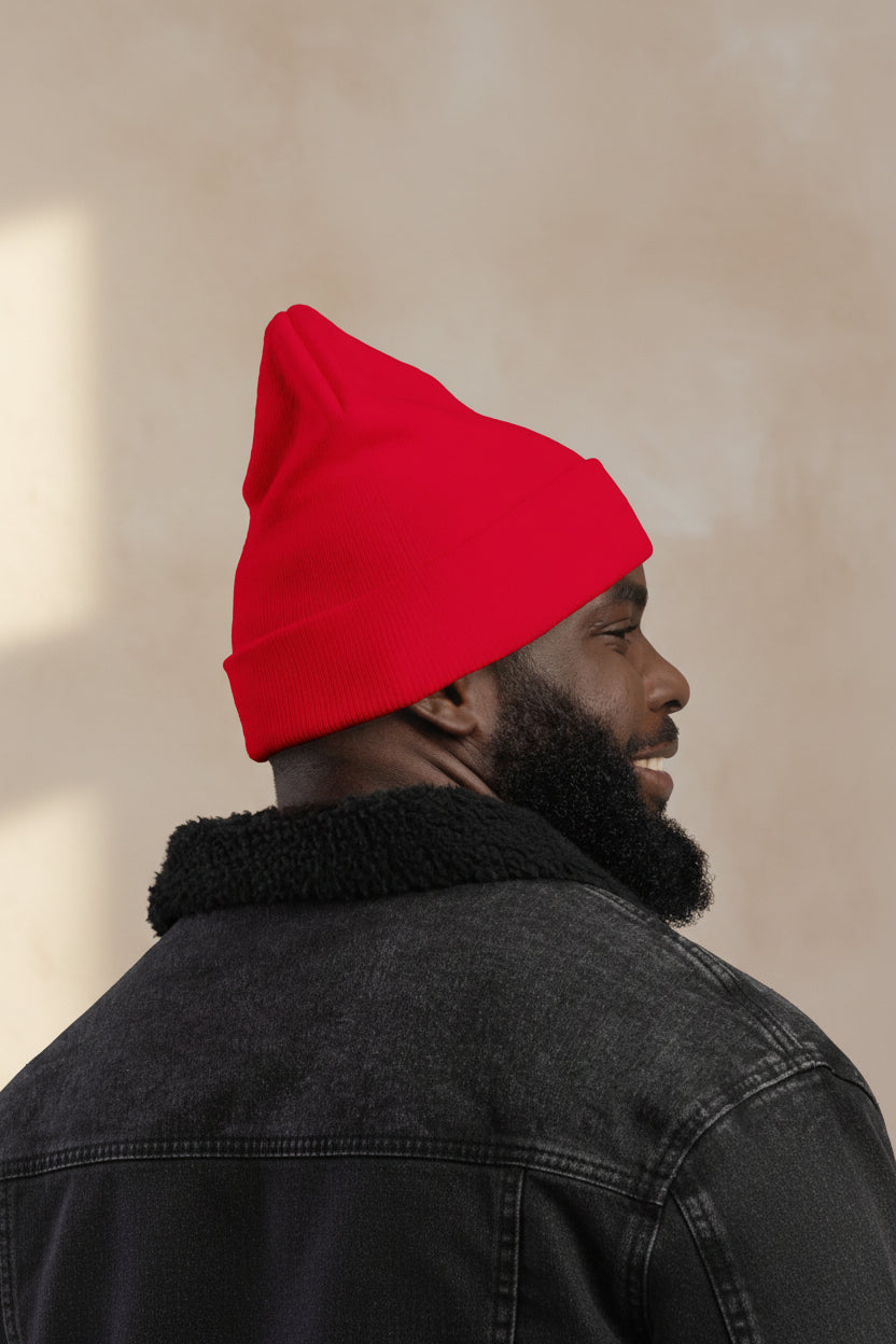Cross Beanie – Minimal Faith Edition