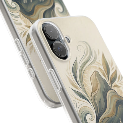 Phone Case - "She shall not be moved" Inspirational Floral Mountain Flexi Case