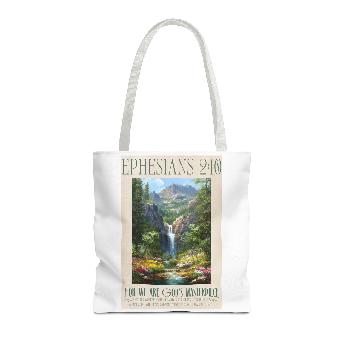 Copy of Christian Quote Tote Bag — “If the Devil Says: NO WAY! We Say: YAHWEH”