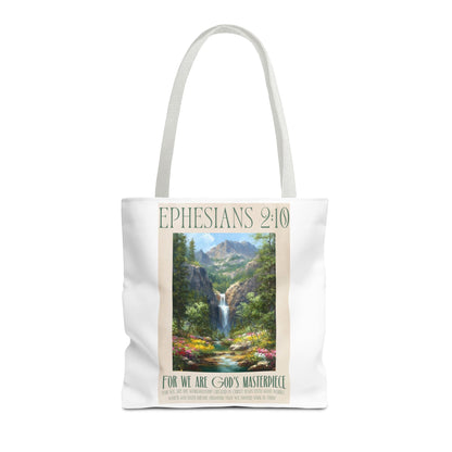 Copy of Christian Quote Tote Bag — “If the Devil Says: NO WAY! We Say: YAHWEH”