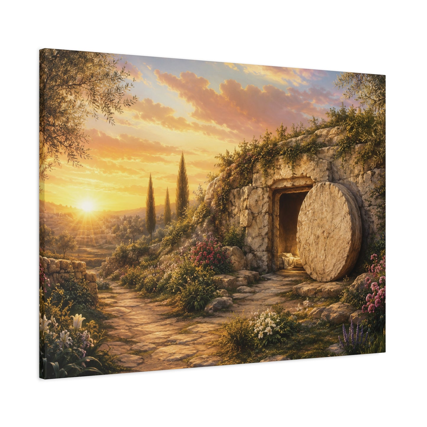 Copy of Copy of Copy of Copy of Copy of Copy of Canvas Wall Art - The Prodigal Son Biblical Print (Matte Stretched Canvas)