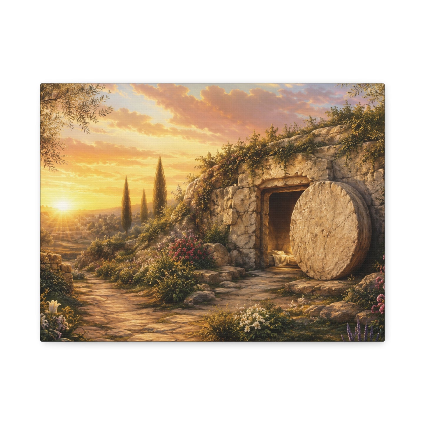 Copy of Copy of Copy of Copy of Copy of Copy of Canvas Wall Art - The Prodigal Son Biblical Print (Matte Stretched Canvas)