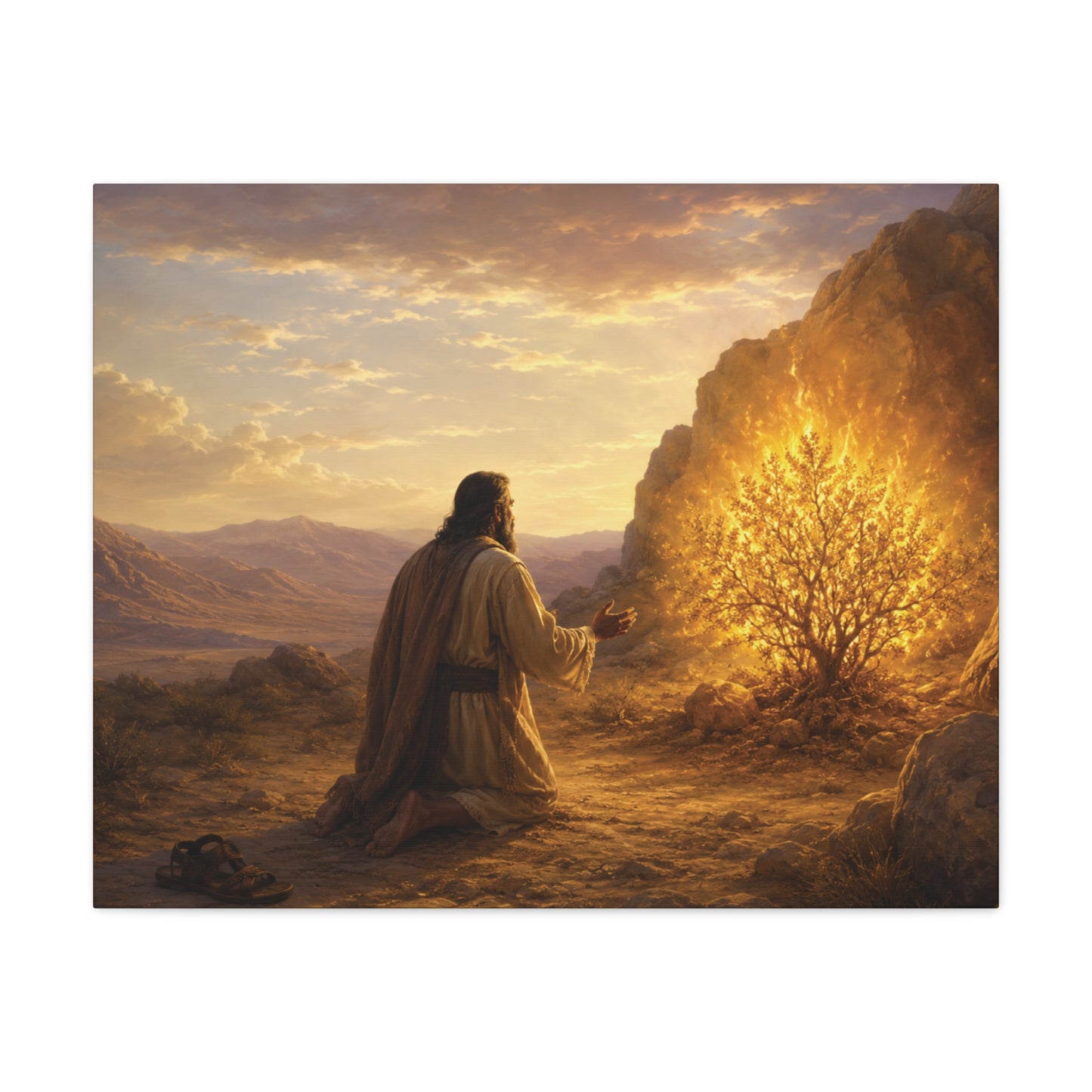 Copy of Copy of Copy of Copy of Copy of Canvas Wall Art - The Prodigal Son Biblical Print (Matte Stretched Canvas)