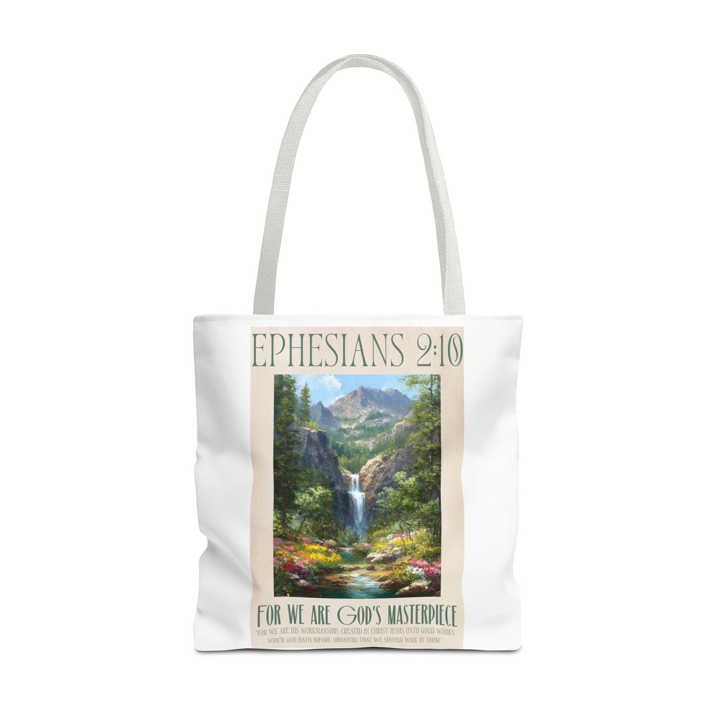 Copy of Christian Quote Tote Bag — “If the Devil Says: NO WAY! We Say: YAHWEH”