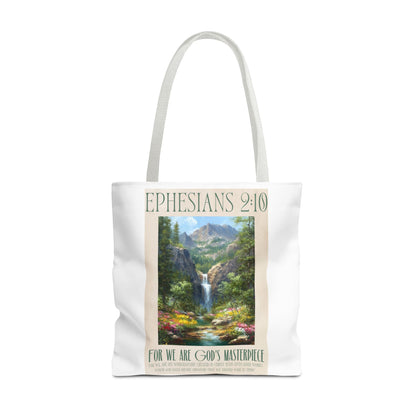 Copy of Christian Quote Tote Bag — “If the Devil Says: NO WAY! We Say: YAHWEH”