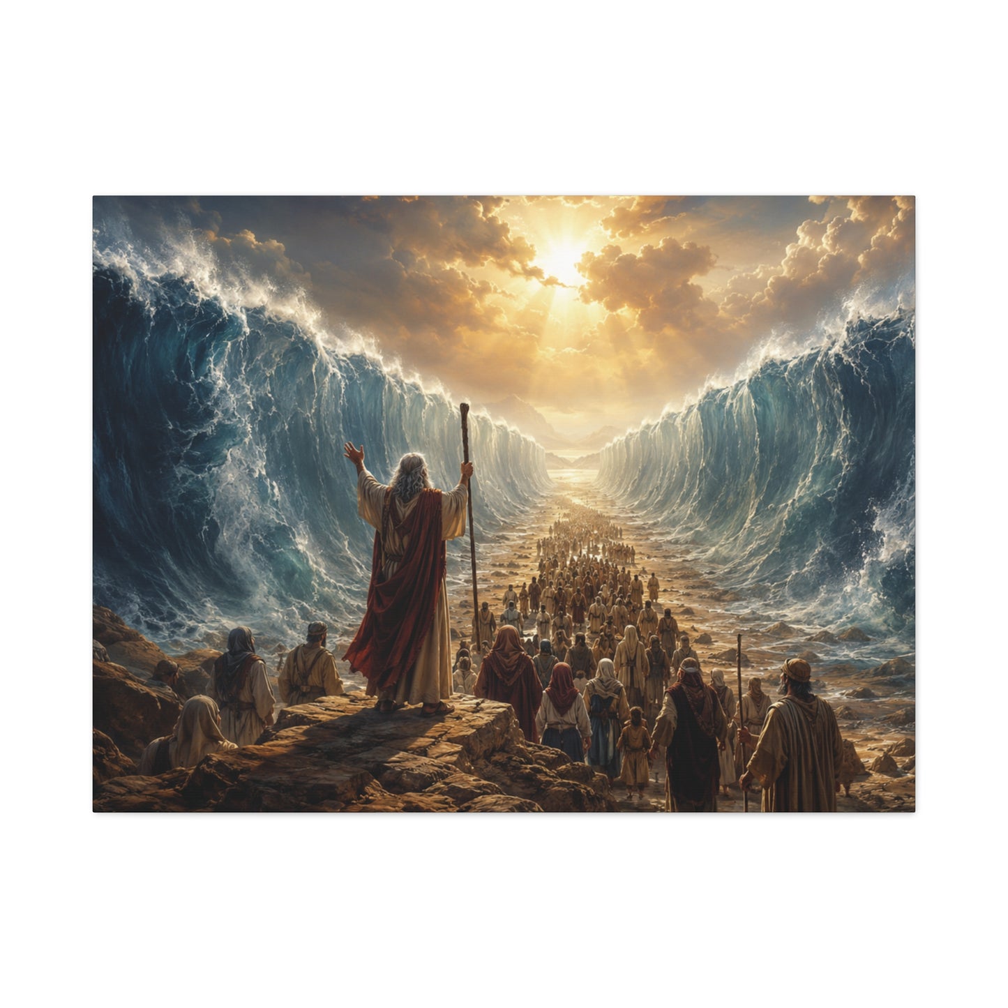 Copy of Canvas Wall Art - The Prodigal Son Biblical Print (Matte Stretched Canvas)
