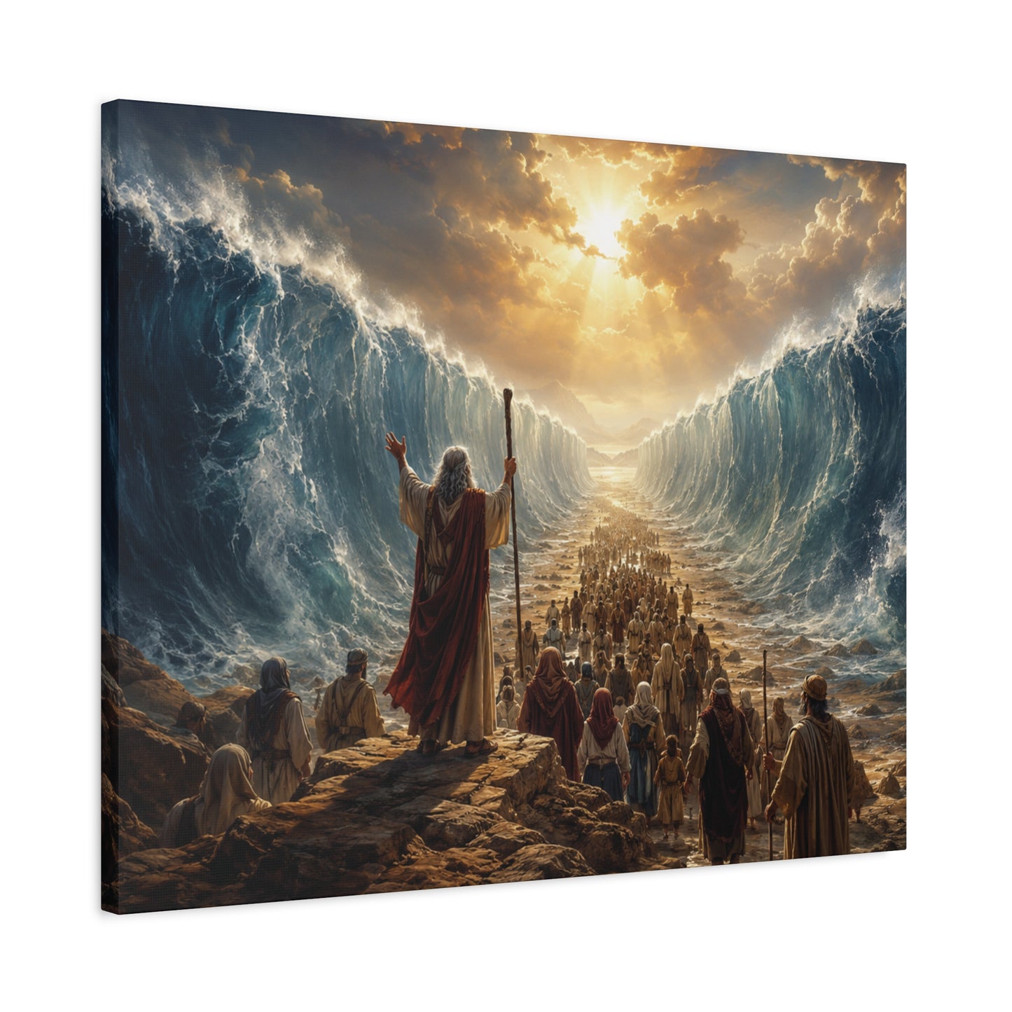 Copy of Canvas Wall Art - The Prodigal Son Biblical Print (Matte Stretched Canvas)