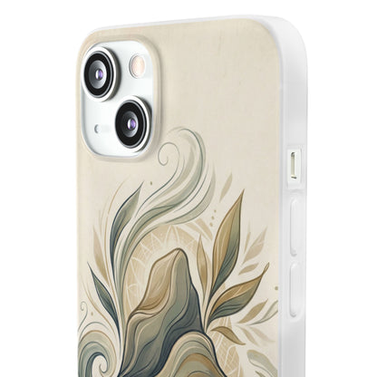 Phone Case - "She shall not be moved" Inspirational Floral Mountain Flexi Case