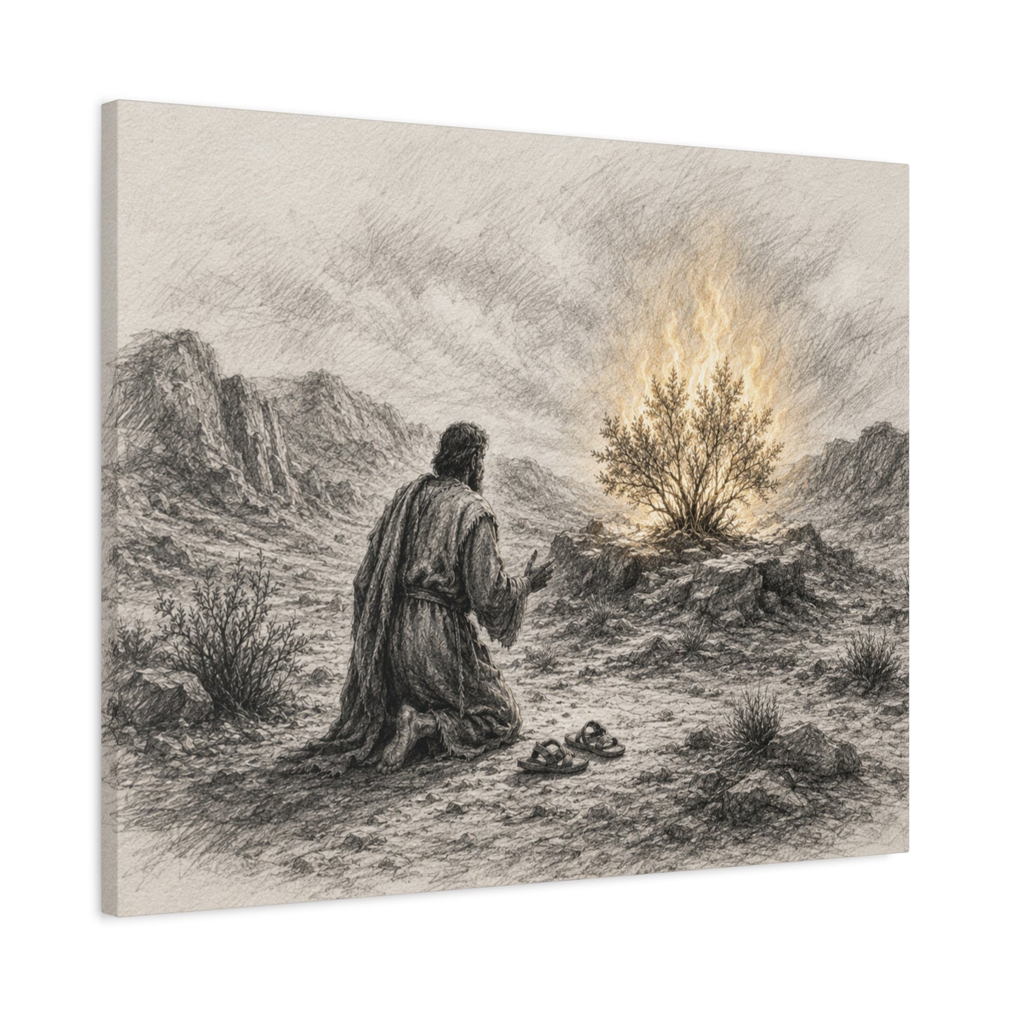 Copy of Copy of Copy of Canvas Wall Art - The Prodigal Son Biblical Print (Matte Stretched Canvas)