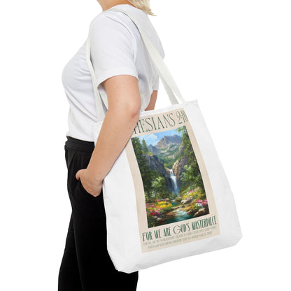 Copy of Christian Quote Tote Bag — “If the Devil Says: NO WAY! We Say: YAHWEH”