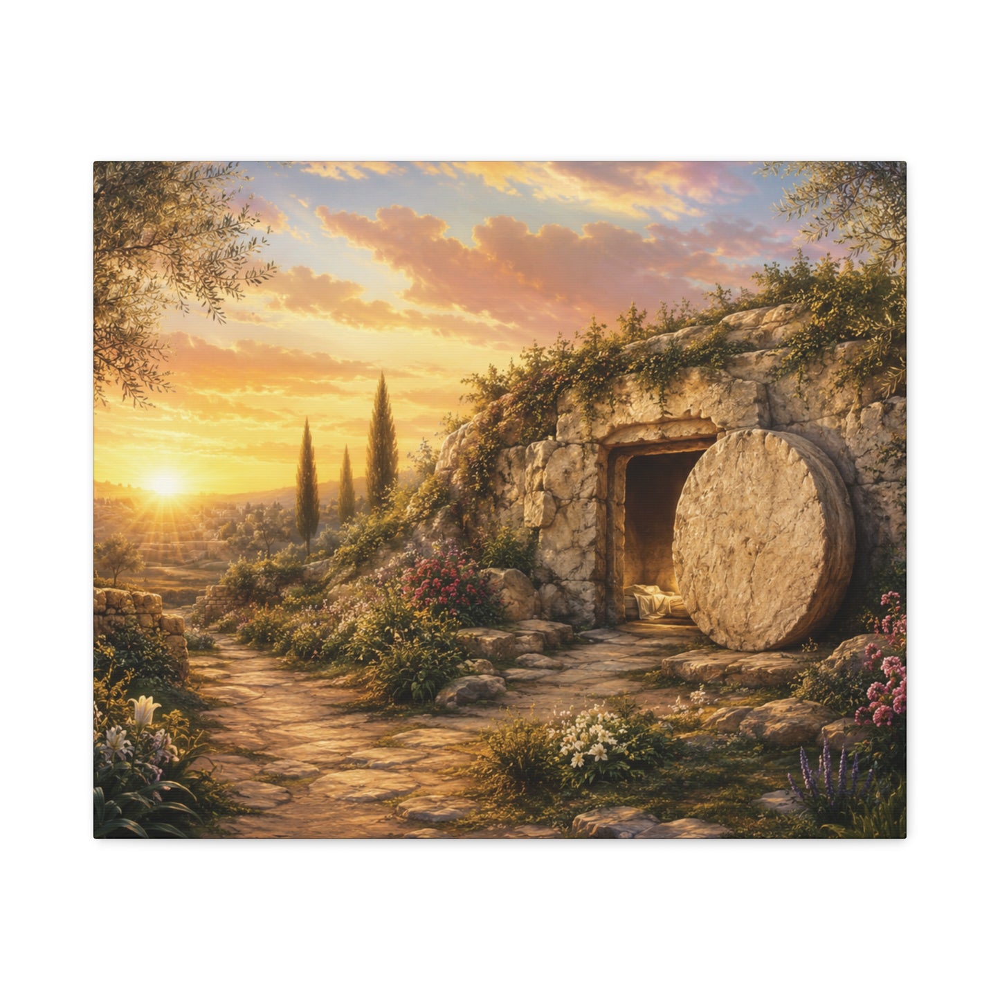 Copy of Copy of Copy of Copy of Copy of Copy of Canvas Wall Art - The Prodigal Son Biblical Print (Matte Stretched Canvas)