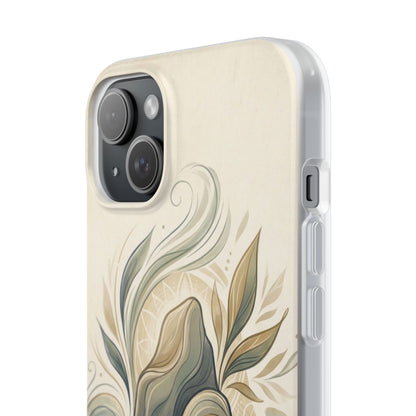 Phone Case - "She shall not be moved" Inspirational Floral Mountain Flexi Case