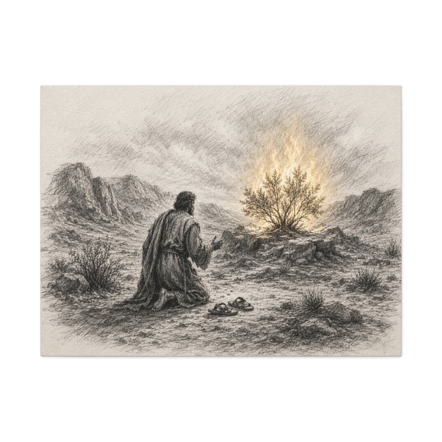 Copy of Copy of Copy of Canvas Wall Art - The Prodigal Son Biblical Print (Matte Stretched Canvas)