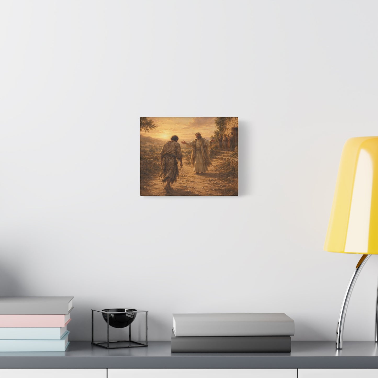 Copy of Copy of Copy of Copy of Canvas Wall Art - The Prodigal Son Biblical Print (Matte Stretched Canvas)