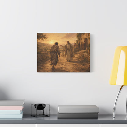 Copy of Copy of Copy of Copy of Canvas Wall Art - The Prodigal Son Biblical Print (Matte Stretched Canvas)