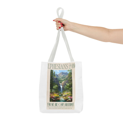 Copy of Christian Quote Tote Bag — “If the Devil Says: NO WAY! We Say: YAHWEH”