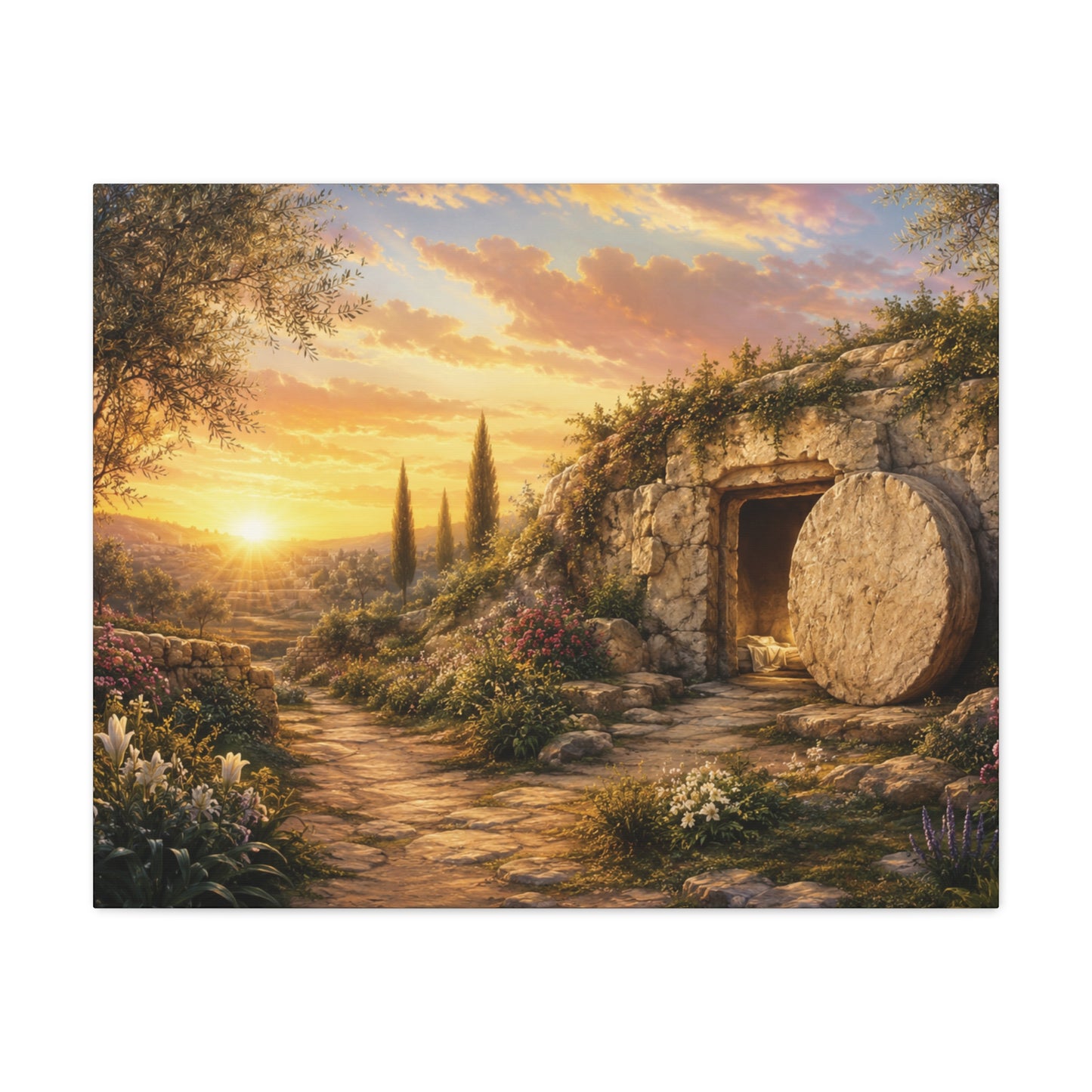 Copy of Copy of Copy of Copy of Copy of Copy of Canvas Wall Art - The Prodigal Son Biblical Print (Matte Stretched Canvas)