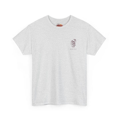 Vineyard Sketch Tee — 'The True Vine' Floral Grape Graphic T-Shirt