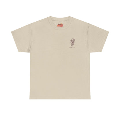 Vineyard Sketch Tee — 'The True Vine' Floral Grape Graphic T-Shirt