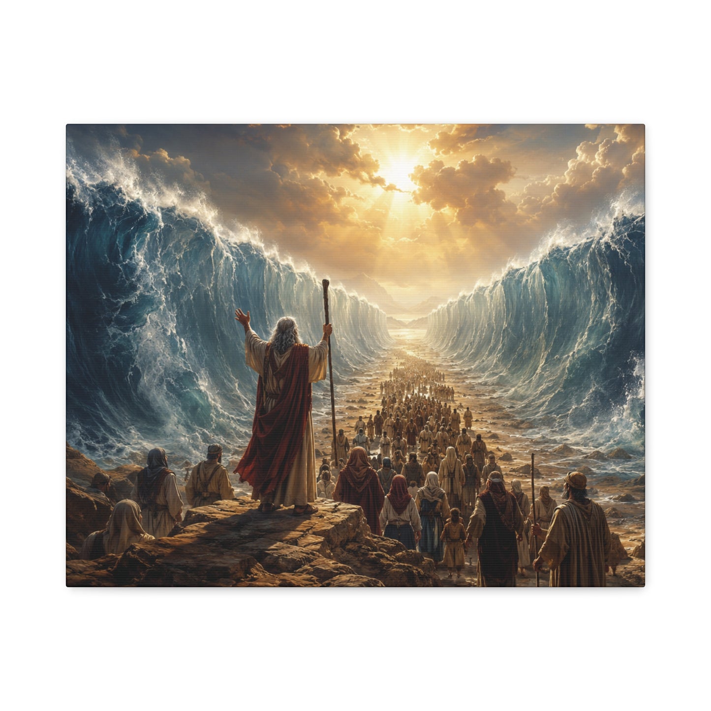 Copy of Canvas Wall Art - The Prodigal Son Biblical Print (Matte Stretched Canvas)