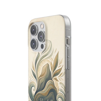 Phone Case - "She shall not be moved" Inspirational Floral Mountain Flexi Case