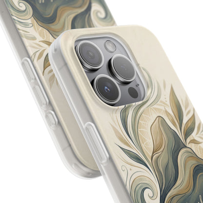Phone Case - "She shall not be moved" Inspirational Floral Mountain Flexi Case