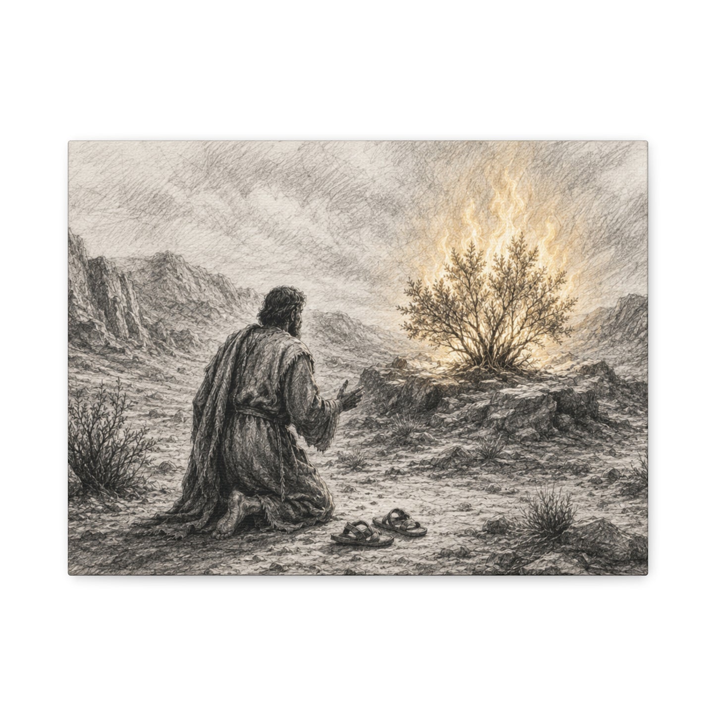 Copy of Copy of Copy of Canvas Wall Art - The Prodigal Son Biblical Print (Matte Stretched Canvas)