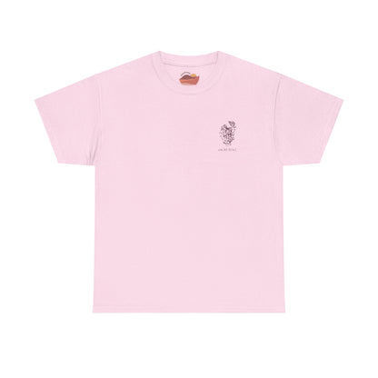 Vineyard Sketch Tee — 'The True Vine' Floral Grape Graphic T-Shirt