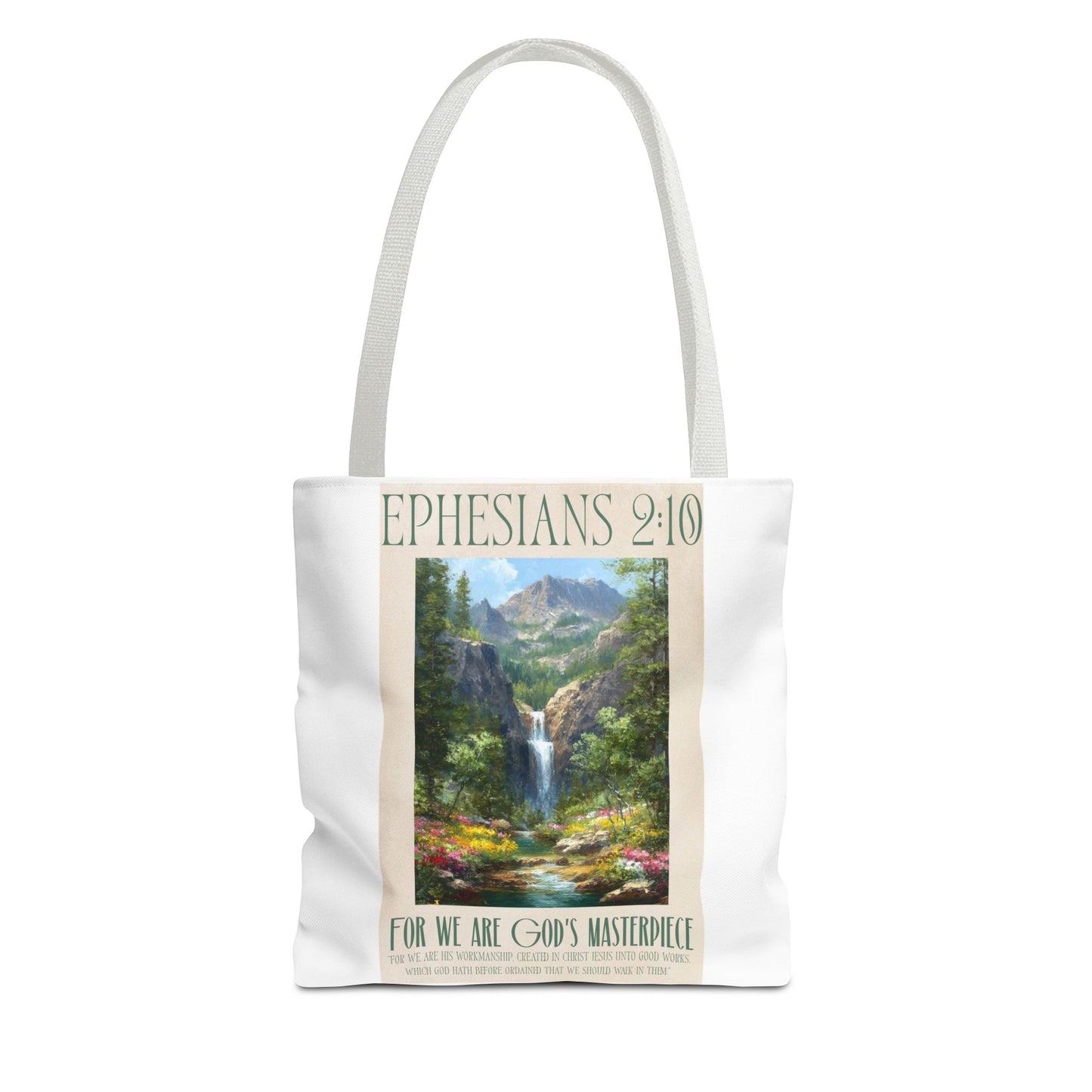 Copy of Christian Quote Tote Bag — “If the Devil Says: NO WAY! We Say: YAHWEH”
