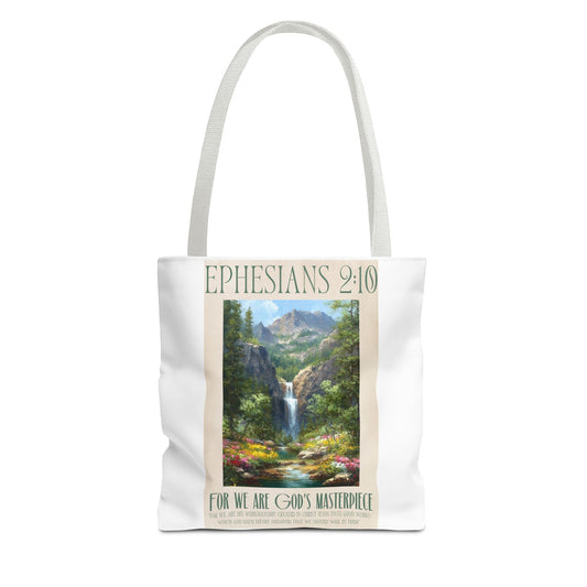 Copy of Christian Quote Tote Bag — “If the Devil Says: NO WAY! We Say: YAHWEH”