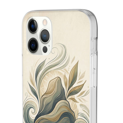 Phone Case - "She shall not be moved" Inspirational Floral Mountain Flexi Case