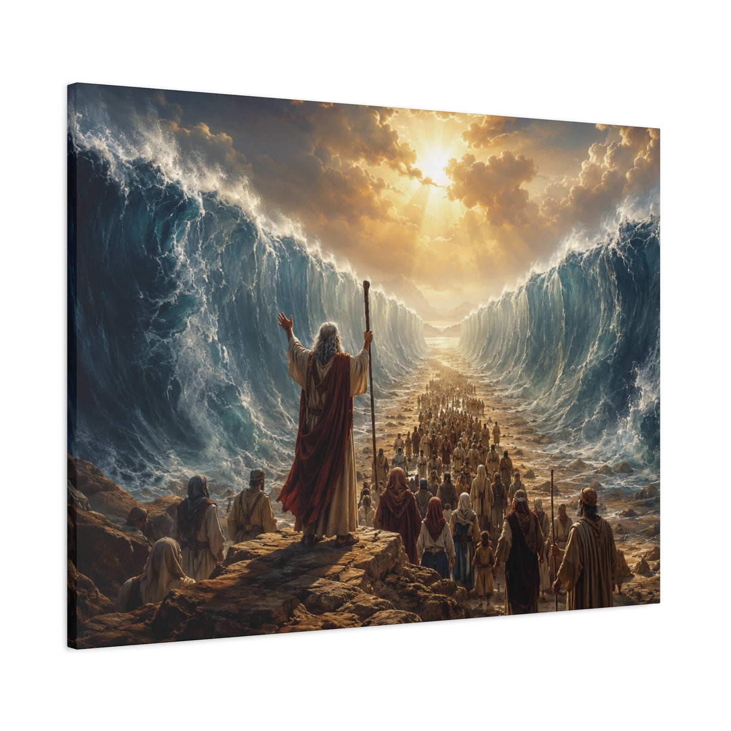 Copy of Canvas Wall Art - The Prodigal Son Biblical Print (Matte Stretched Canvas)