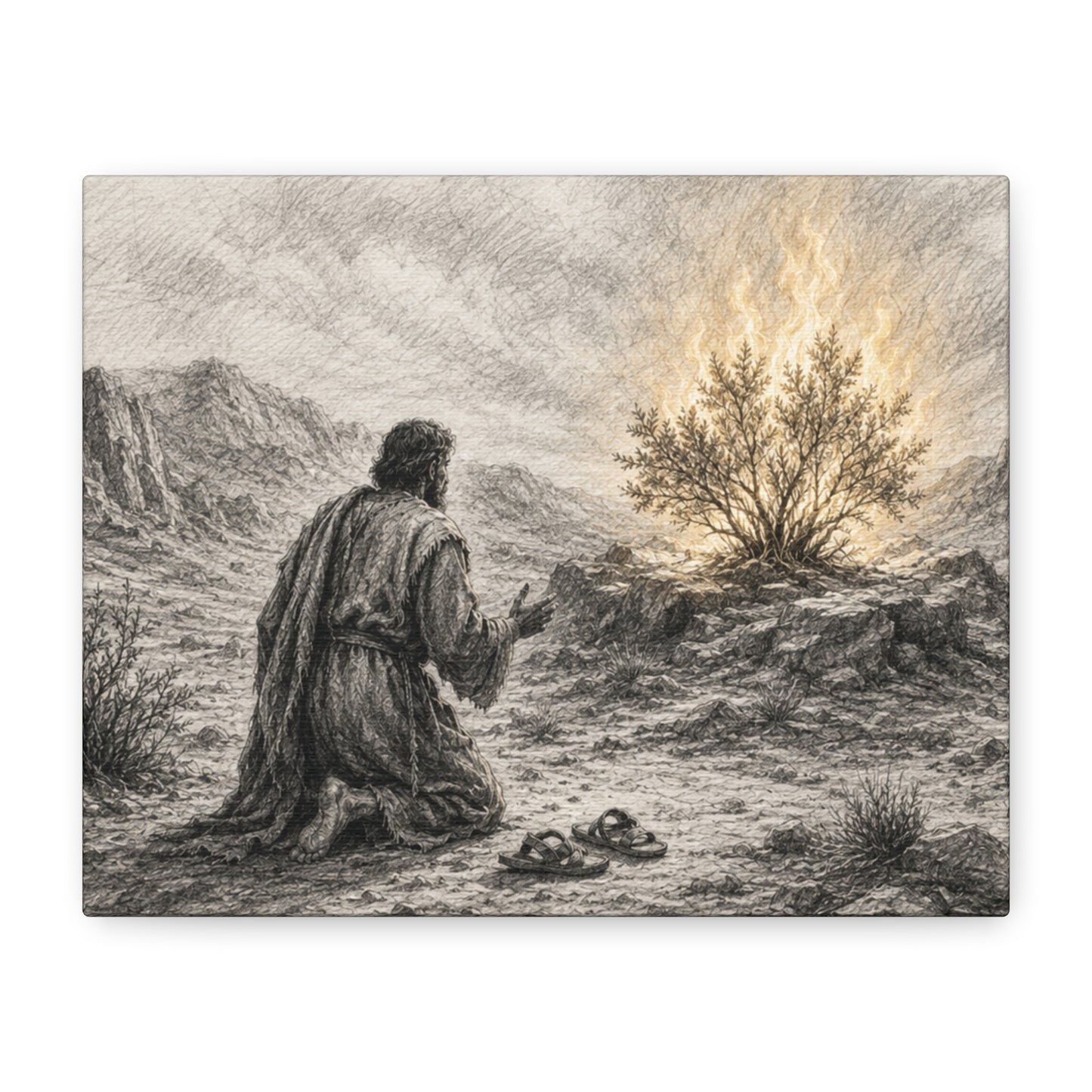 Copy of Copy of Copy of Canvas Wall Art - The Prodigal Son Biblical Print (Matte Stretched Canvas)