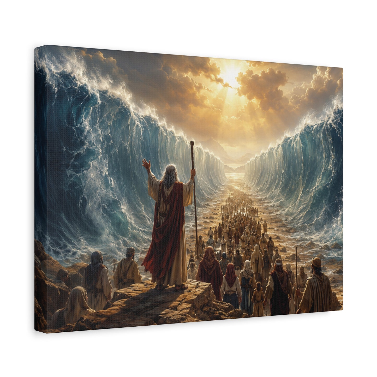 Copy of Canvas Wall Art - The Prodigal Son Biblical Print (Matte Stretched Canvas)