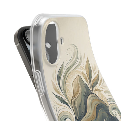 Phone Case - "She shall not be moved" Inspirational Floral Mountain Flexi Case