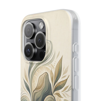 Phone Case - "She shall not be moved" Inspirational Floral Mountain Flexi Case