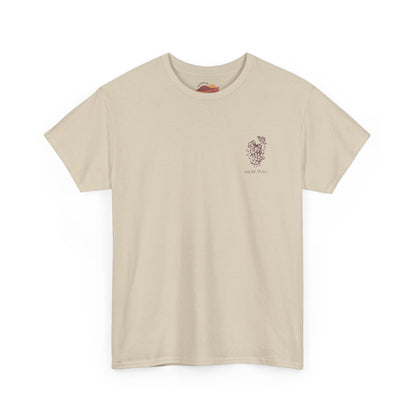 Vineyard Sketch Tee — 'The True Vine' Floral Grape Graphic T-Shirt