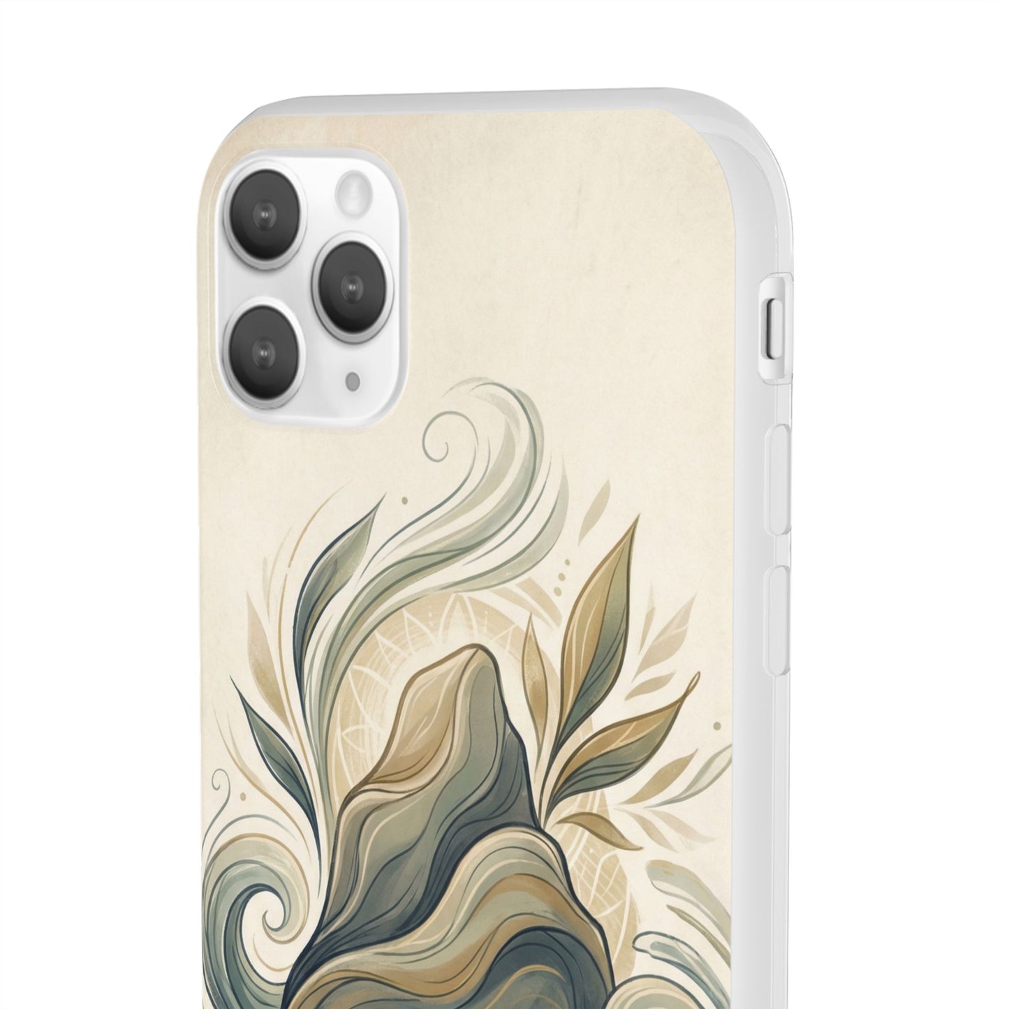 Phone Case - "She shall not be moved" Inspirational Floral Mountain Flexi Case