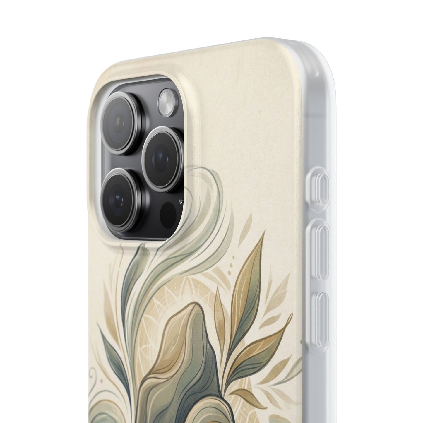 Phone Case - "She shall not be moved" Inspirational Floral Mountain Flexi Case