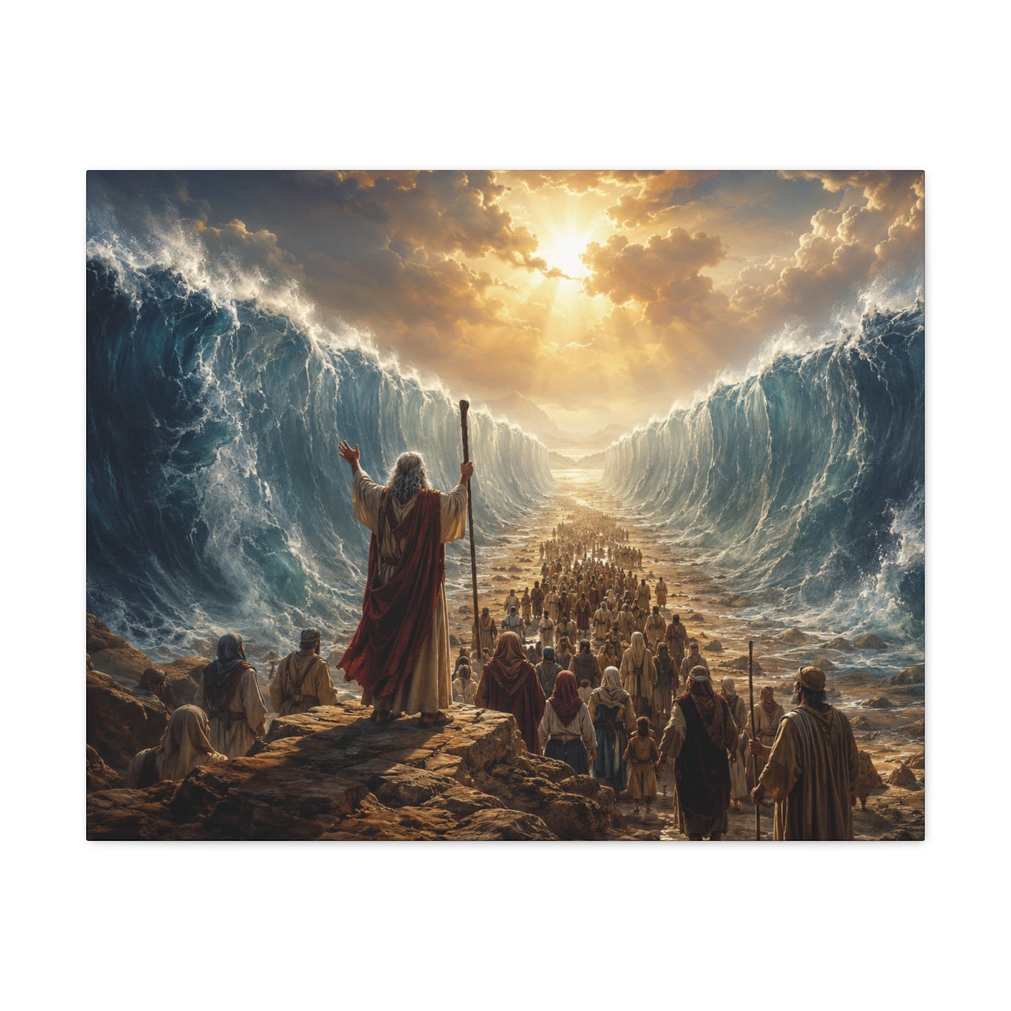 Copy of Canvas Wall Art - The Prodigal Son Biblical Print (Matte Stretched Canvas)