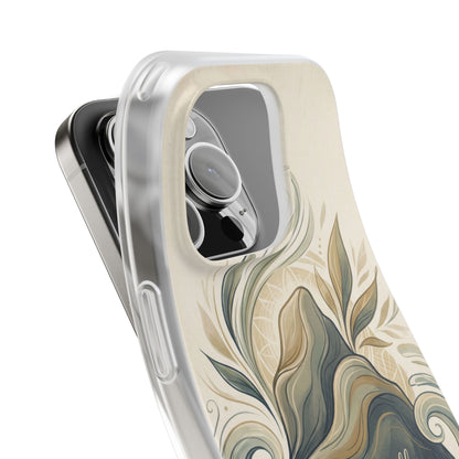 Phone Case - "She shall not be moved" Inspirational Floral Mountain Flexi Case