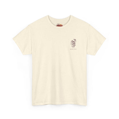 Vineyard Sketch Tee — 'The True Vine' Floral Grape Graphic T-Shirt