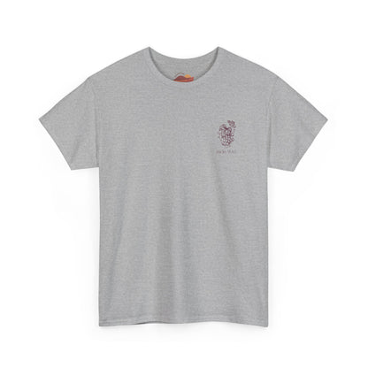 Vineyard Sketch Tee — 'The True Vine' Floral Grape Graphic T-Shirt