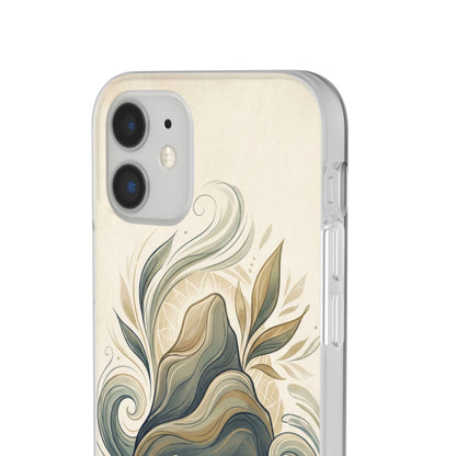 Phone Case - "She shall not be moved" Inspirational Floral Mountain Flexi Case