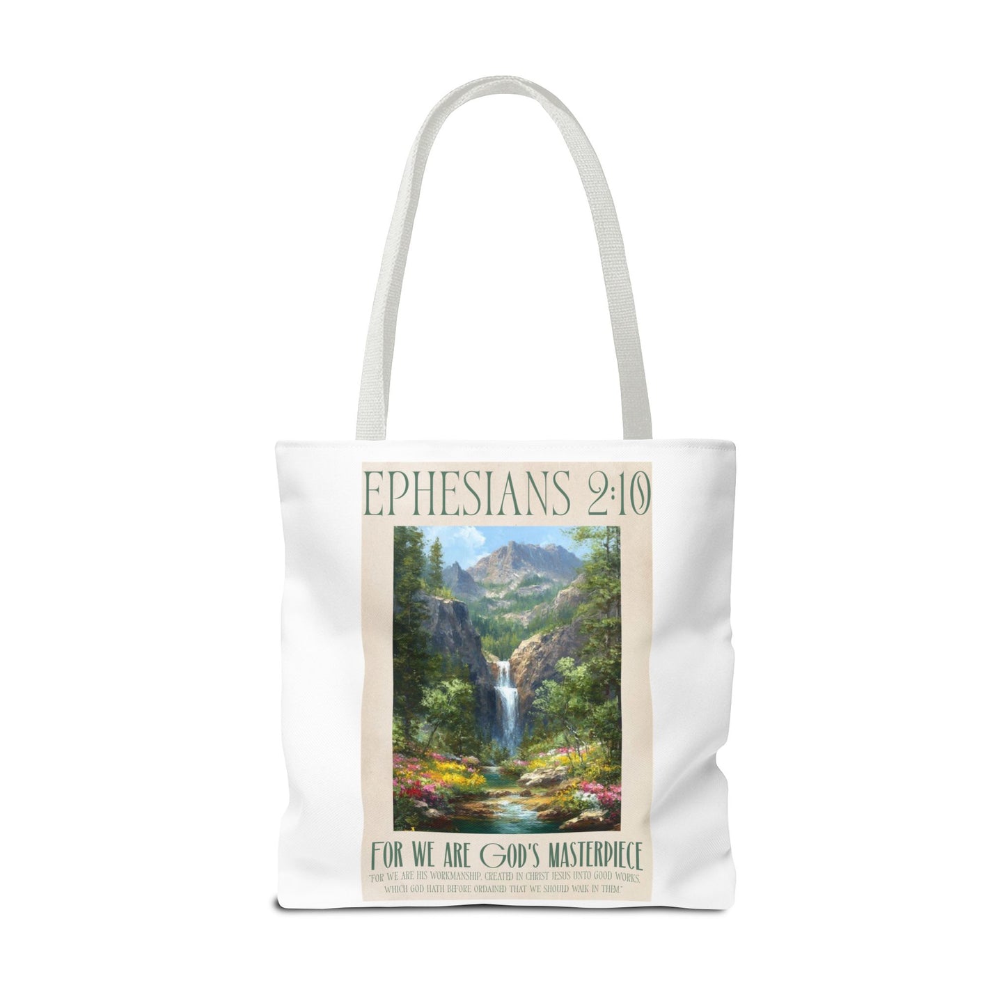 Copy of Christian Quote Tote Bag — “If the Devil Says: NO WAY! We Say: YAHWEH”