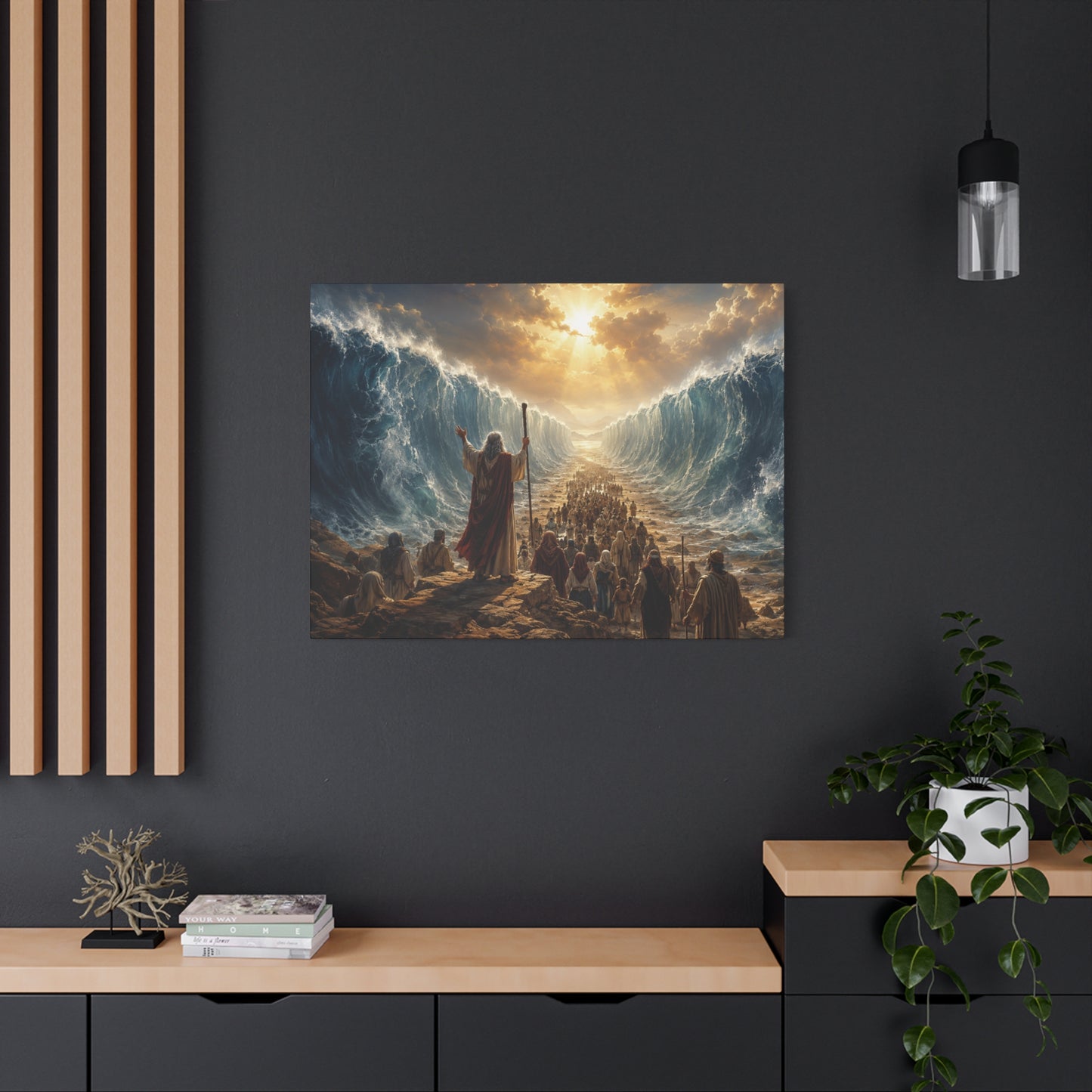 Copy of Canvas Wall Art - The Prodigal Son Biblical Print (Matte Stretched Canvas)