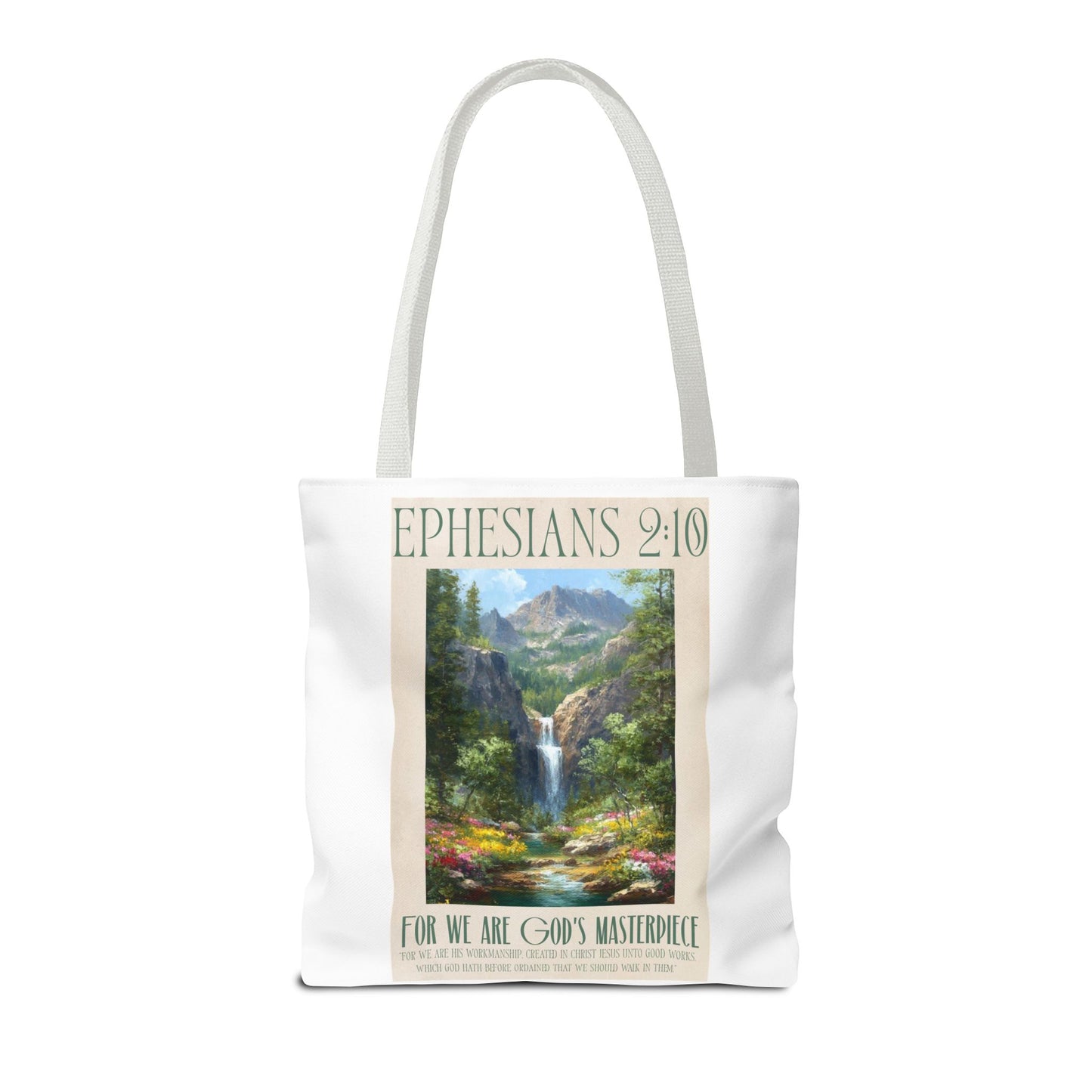 Copy of Christian Quote Tote Bag — “If the Devil Says: NO WAY! We Say: YAHWEH”