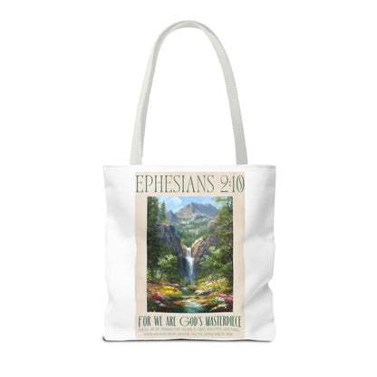 Copy of Christian Quote Tote Bag — “If the Devil Says: NO WAY! We Say: YAHWEH”