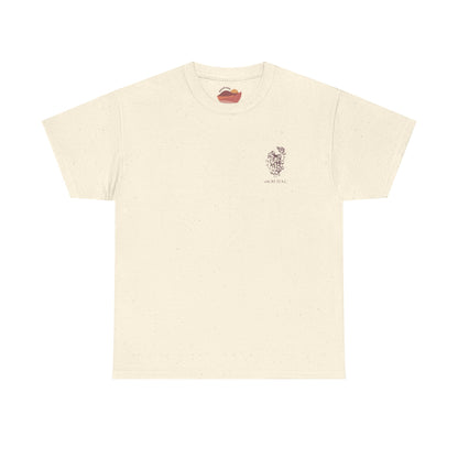 Vineyard Sketch Tee — 'The True Vine' Floral Grape Graphic T-Shirt