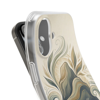 Phone Case - "She shall not be moved" Inspirational Floral Mountain Flexi Case